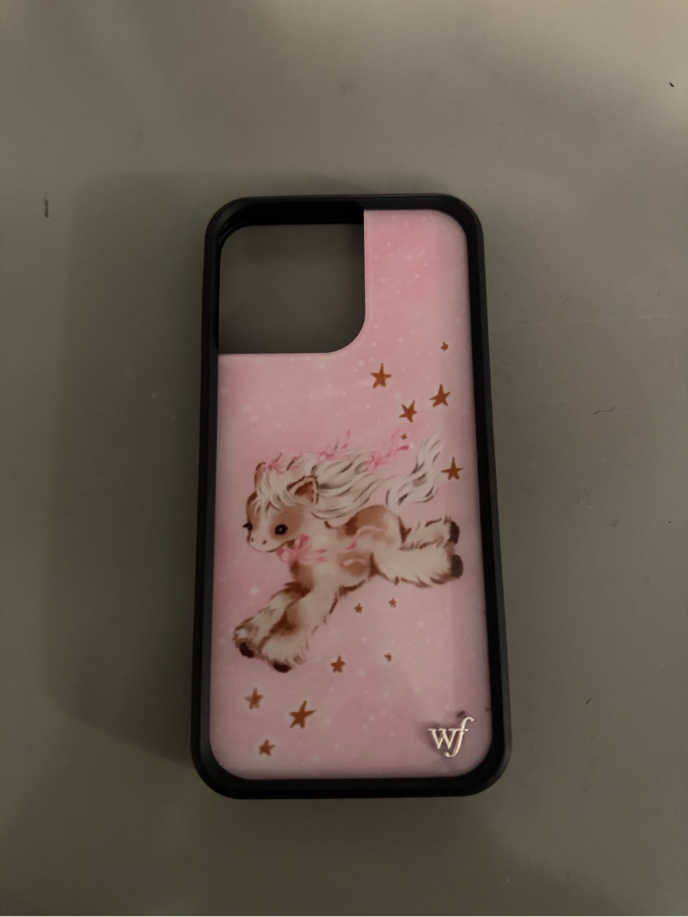Wildflower Pink Unicorn iPhone 15 Pro Max Case - Cute Protective Cover
